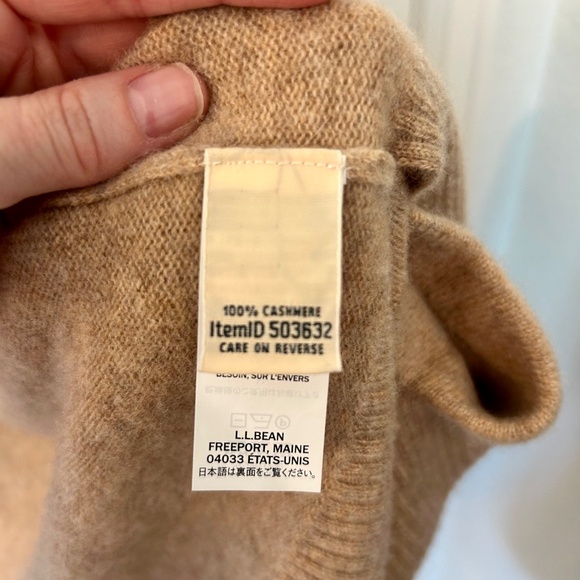 Women's Classic Cashmere Open Cardigan with Pocket, Regular, Small - Picture 4 of 5